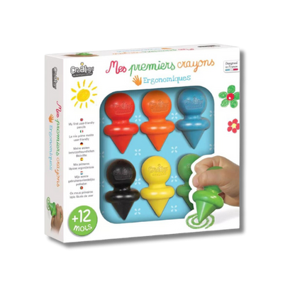 Coffret créatif pour enfants - Mes 6 premiers crayons