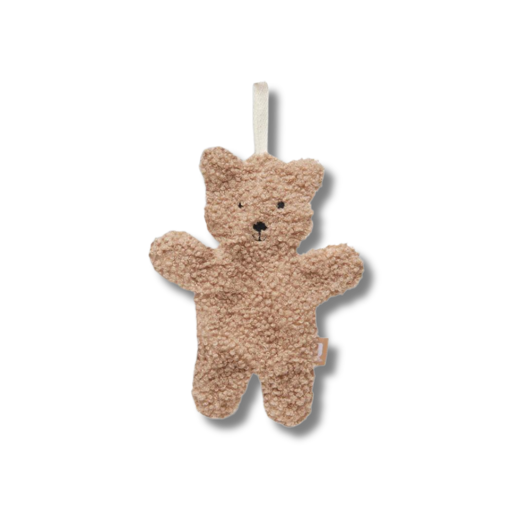 Attache Sucette Teddy Bear - Biscuit