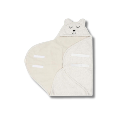 Couverture portefeuille bouclé Bear - Nougat