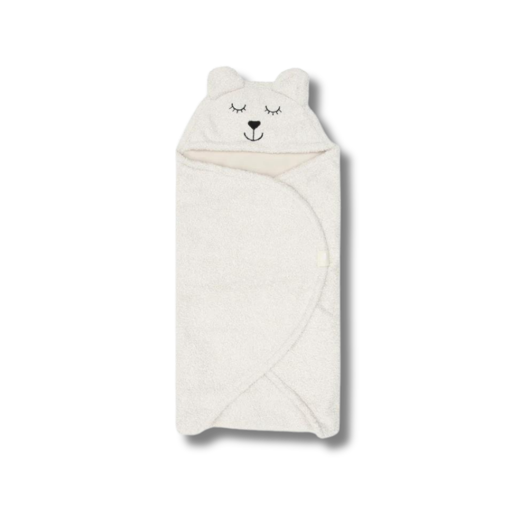 Couverture portefeuille bouclé Bear - Nougat