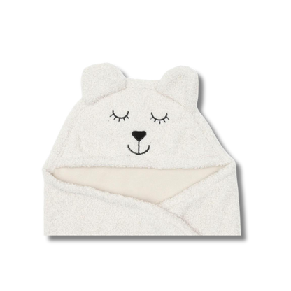 Couverture portefeuille bouclé Bear - Nougat