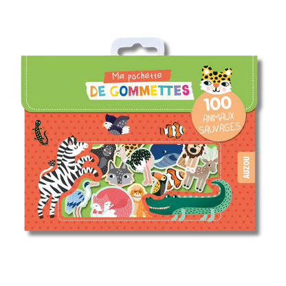 100 gommettes - Les animaux sauvages