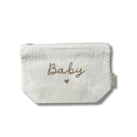 Trousse "Baby" en gaze de coton