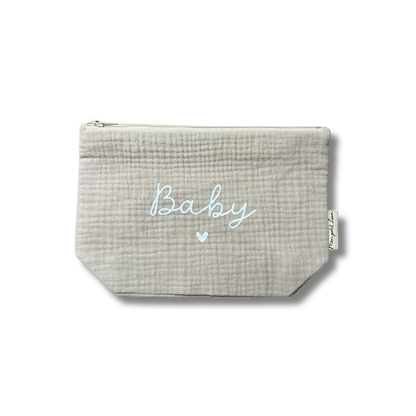 Trousse "Baby" en gaze de coton