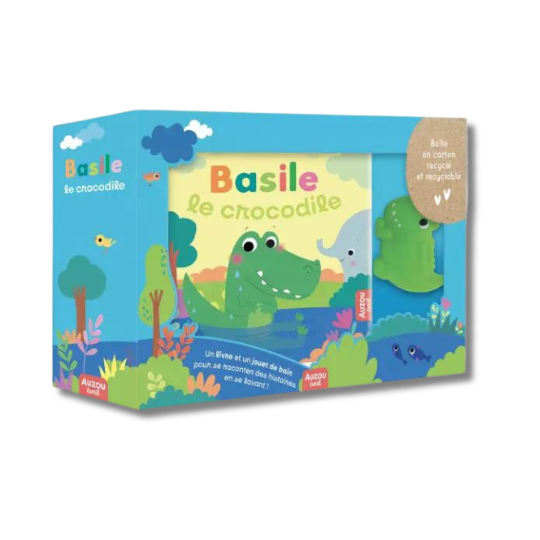 Mon premier livre de bain - Basile le crocodile